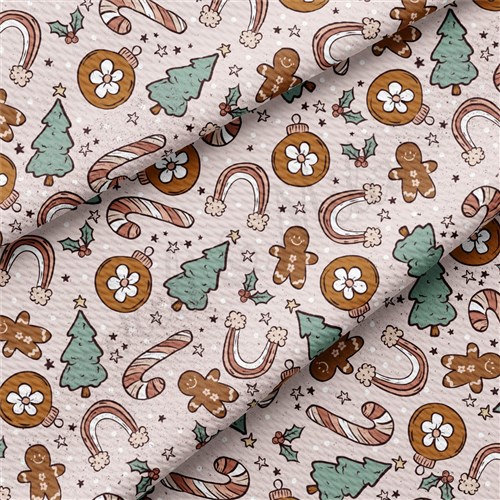 Christmas Printed Liverpool Fabric AA2091 & Get a Free $89.99 Embroidery Bundle