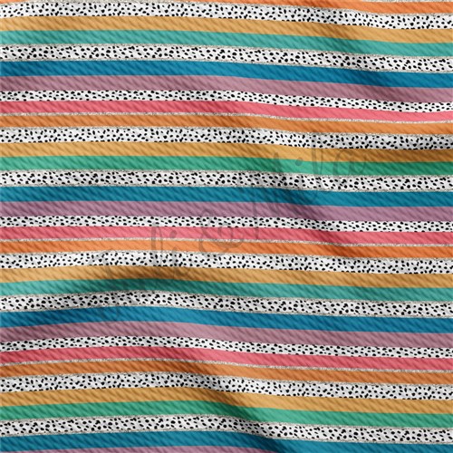 Liverpool Bullet Textured Stretch Solid Strip Thick Knit Jersey Fabric