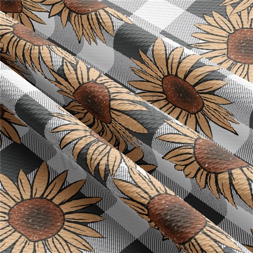 Fall Sunflowers Bullet Liverpool Fabric AA729 & Get a Free $89.99 Embroidery Bundle