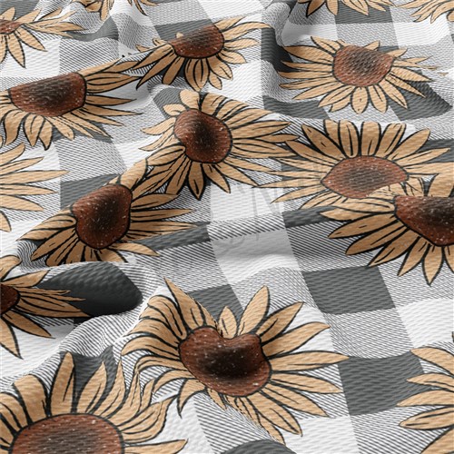 Fall Sunflowers Bullet Liverpool Fabric AA729 & Get a Free $89.99 Embroidery Bundle
