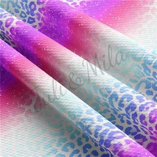 Cheetah Leopard AA173 TBP102 Liverpool Bullet Textured Stretch Solid Strip Thick Knit Jersey Fabric