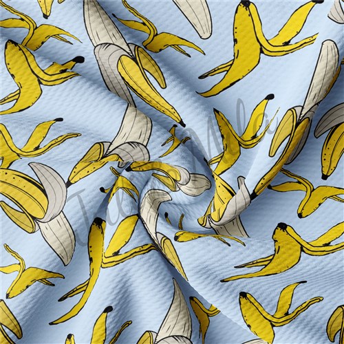 Blue Bananas Printed Liverpool Bow (Bananas 2) & Get a Free $89.99 Embroidery Bundle