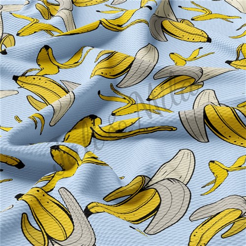 Blue Bananas Printed Liverpool Bow (Bananas 2) & Get a Free $89.99 Embroidery Bundle