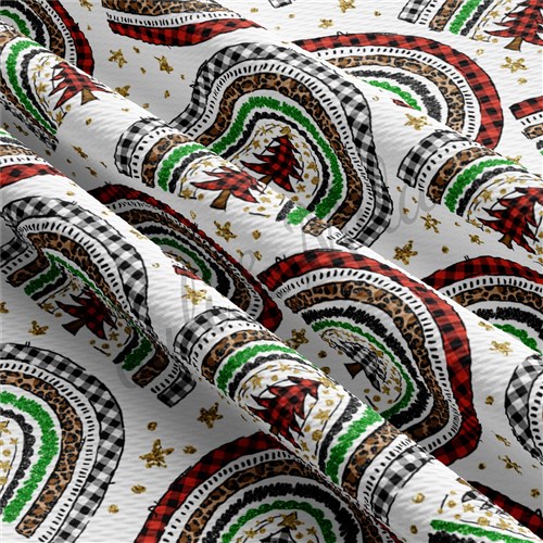 Christmas Liverpool Bullet Textured Stretch Solid Strip Thick Knit Jersey Fabric