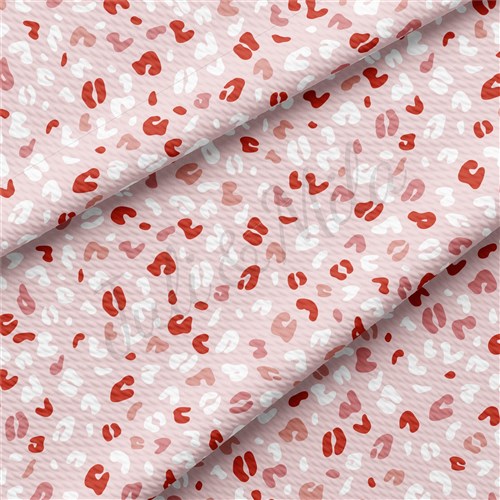 Valentine's Day Printed Liverpool Bullet Textured Stretch Solid Strip Thick Knit Jersey Fabric
