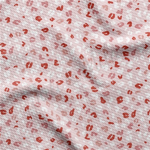 Valentine's Day Printed Liverpool Bullet Textured Stretch Solid Strip Thick Knit Jersey Fabric