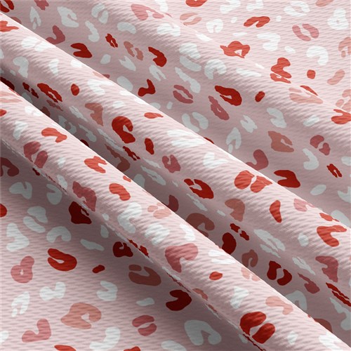 Valentine's Day Printed Liverpool Bullet Textured Stretch Solid Strip Thick Knit Jersey Fabric