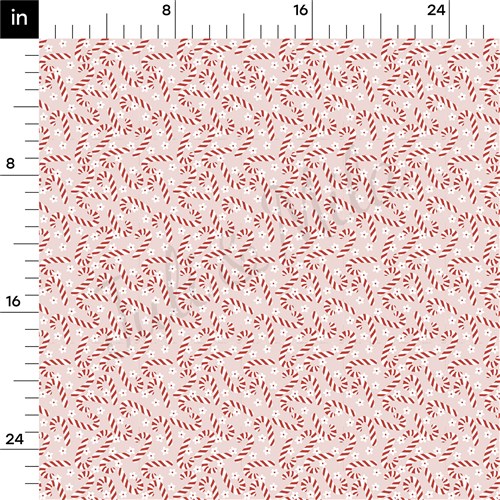 Christmas Candy Cane Liverpool Bullet Textured Stretch Solid Strip Thick Knit Jersey Fabric