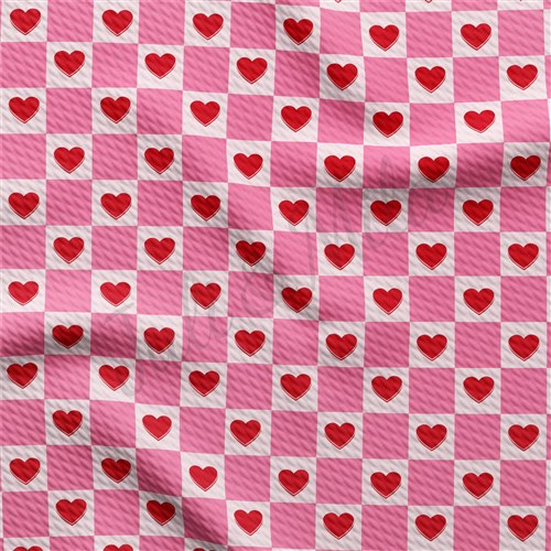 Valentine's Day Liverpool Bullet Textured Stretch Solid Strip Thick Knit Jersey Fabric