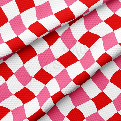 Valentine's Day Liverpool Bullet Textured Stretch Solid Strip Thick Knit Jersey Fabric