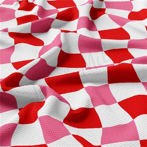 Valentine's Day Liverpool Bullet Textured Stretch Solid Strip Thick Knit Jersey Fabric