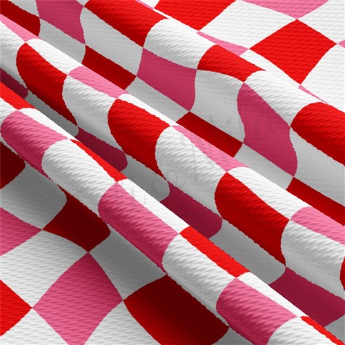 Valentine's Day Liverpool Bullet Textured Stretch Solid Strip Thick Knit Jersey Fabric
