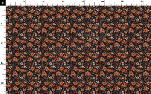 Autumn Fall Halloween Printed Liverpool Fabric AA1817 & Get a Free $89.99 Embroidery Bundle