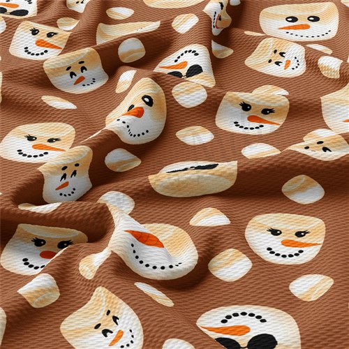 Christmas Christmas Liverpool Bullet Textured Stretch Solid Strip Thick Knit Jersey Fabric