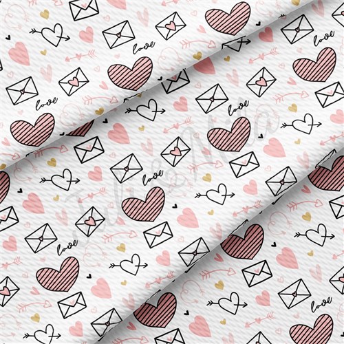Valentine's Day Liverpool Bullet Textured Stretch Solid Strip Thick Knit Jersey Fabric