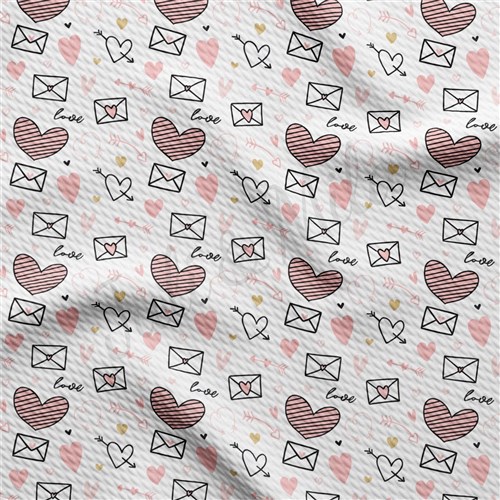Valentine's Day Liverpool Bullet Textured Stretch Solid Strip Thick Knit Jersey Fabric