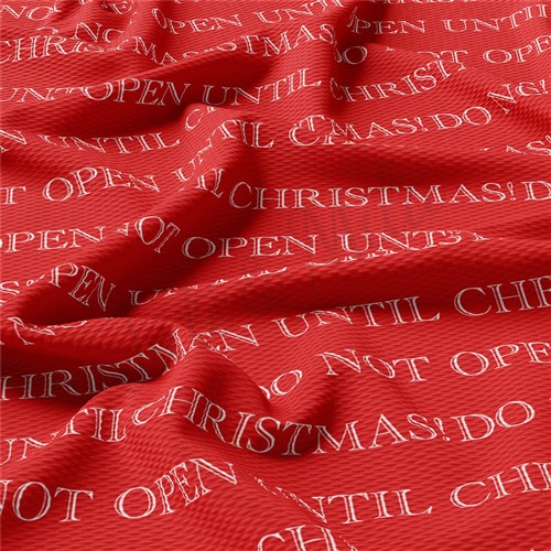 Christmas Printed Liverpool Bullet Textured Stretch Solid Strip Thick Knit Jersey Fabric