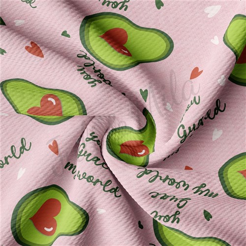 You Guac My World Valentine's Day Fabric AA1132 & Get a Free $89.99 Embroidery Bundle
