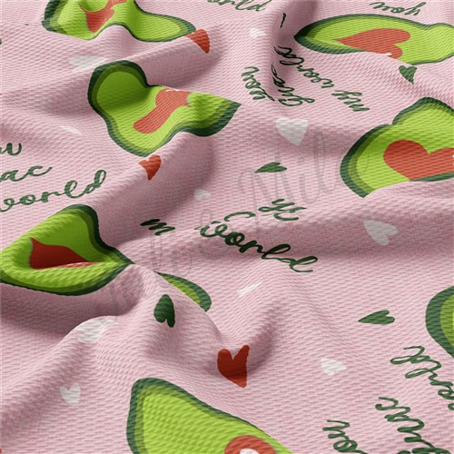 You Guac My World Valentine's Day Fabric AA1132 & Get a Free $89.99 Embroidery Bundle