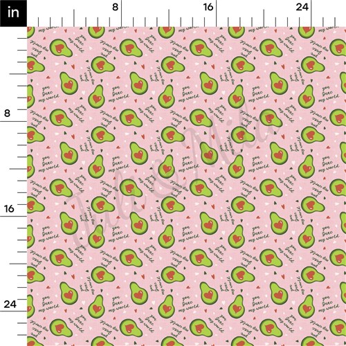 You Guac My World Valentine's Day Fabric AA1132 & Get a Free $89.99 Embroidery Bundle