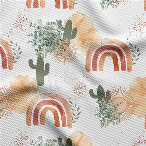 Printed Liverpool Bullet Textured Stretch Solid Strip Thick Knit Jersey Fabric