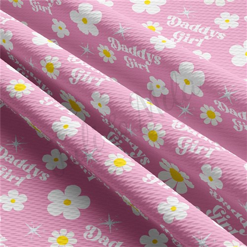 Daddy's Girl Printed Liverpool 4 Way Fabric AA1150 & Get a Free $89.99 Embroidery Bundle