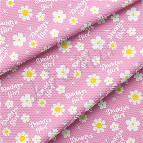 Daddy's Girl Printed Liverpool 4 Way Fabric AA1150 & Get a Free $89.99 Embroidery Bundle