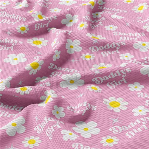 Daddy's Girl Printed Liverpool 4 Way Fabric AA1150 & Get a Free $89.99 Embroidery Bundle