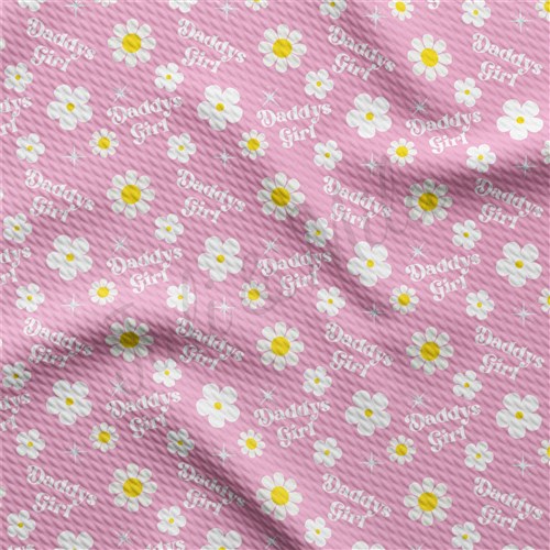 Daddy's Girl Printed Liverpool 4 Way Fabric AA1150 & Get a Free $89.99 Embroidery Bundle