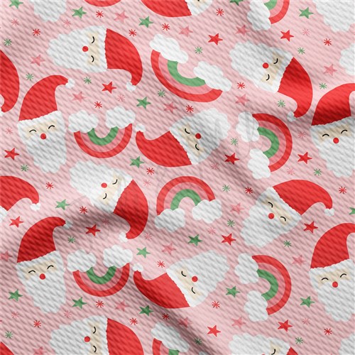 Printed Liverpool Bullet Textured Stretch Solid Strip Thick Knit Jersey Fabric