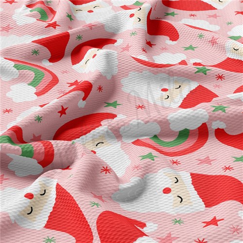 Printed Liverpool Bullet Textured Stretch Solid Strip Thick Knit Jersey Fabric