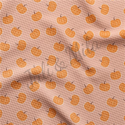 Pumpkin Printed Liverpool 4 Way Fabric pumpkin3 & Get a Free $89.99 Embroidery Bundle
