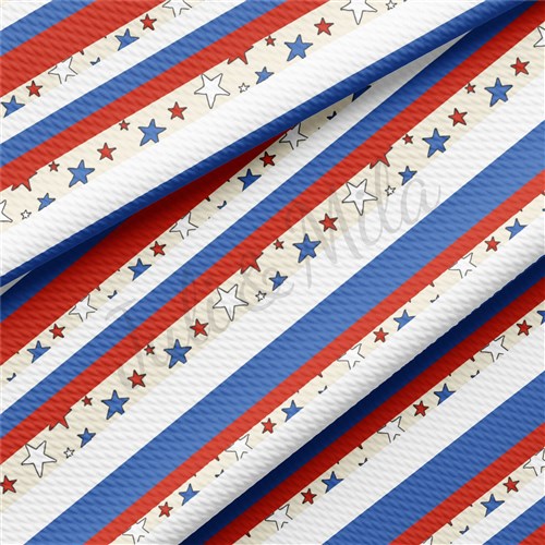 Printed Liverpool Bullet Textured Stretch Solid Strip Thick Knit Jersey Fabric