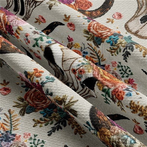 Embroidery Printed Liverpool Fabric AA1790 & Get a Free $89.99 Embroidery Bundle