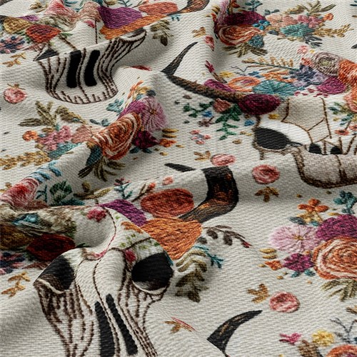 Embroidery Printed Liverpool Fabric AA1790 & Get a Free $89.99 Embroidery Bundle