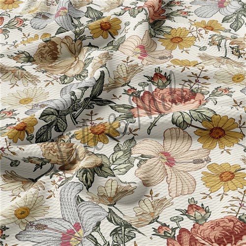 Printed Floral Liverpool 4 Way for Bows Roses(F12) & Get a Free $89.99 Embroidery Bundle