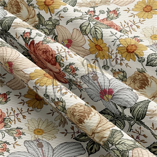 Printed Floral Liverpool 4 Way for Bows Roses(F12) & Get a Free $89.99 Embroidery Bundle