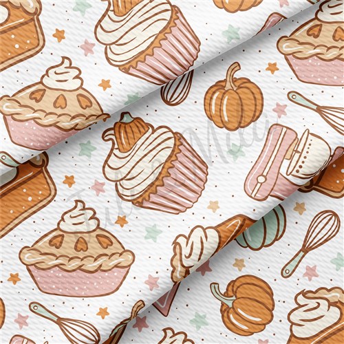 Thanksgiving Fall Autumn Liverpool Bullet Textured Stretch Solid Strip Thick Knit Jersey Fabric