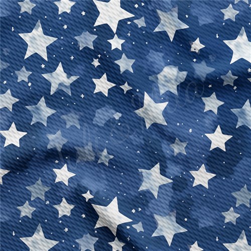 Patriotic 4th of July Printed Liverpool Fabric AA1649 & Get a Free $89.99 Embroidery Bundle