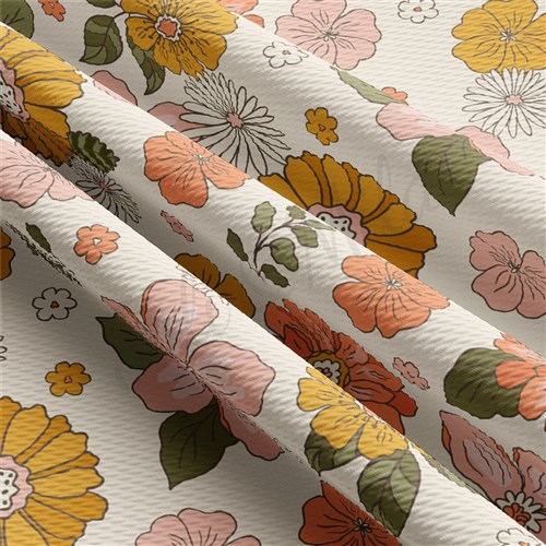 Floral Printed Liverpool Fabric AA2194 & Get a Free $89.99 Embroidery Bundle