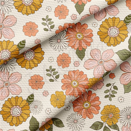 Floral Printed Liverpool Fabric AA2194 & Get a Free $89.99 Embroidery Bundle