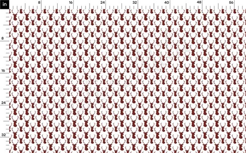 Christmas Buck Plaid Printed Liverpool Bullet Textured Liverpool AA1566 & Get a Free $89.99 Embroidery Bundle
