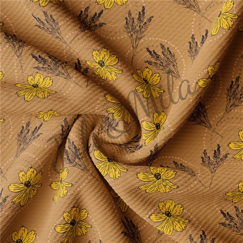 Printed Liverpool Fabric Floral58 & Get a Free $89.99 Embroidery Bundle