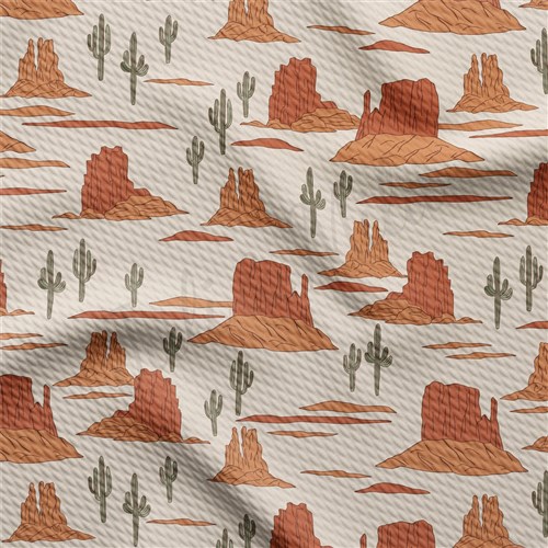 Boho Western Printed Liverpool Fabric AA2185 & Get a Free $89.99 Embroidery Bundle