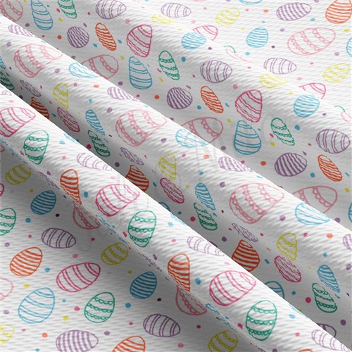 Easter AA2327 Liverpool Bullet Textured Stretch Solid Strip Thick Knit Jersey Fabric