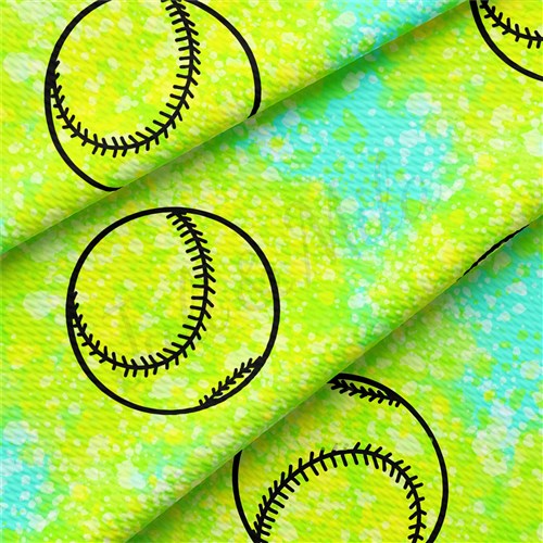 Softball Printed Liverpool Bullet Textured Stretch Solid Strip Thick Knit Jersey Fabric