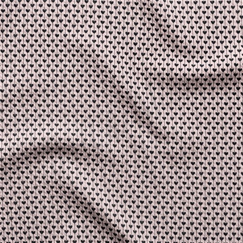 Valentine's Day Liverpool Bullet Textured Stretch Solid Strip Thick Knit Jersey Fabric