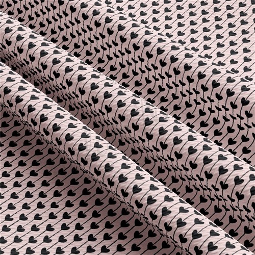 Valentine's Day Liverpool Bullet Textured Stretch Solid Strip Thick Knit Jersey Fabric