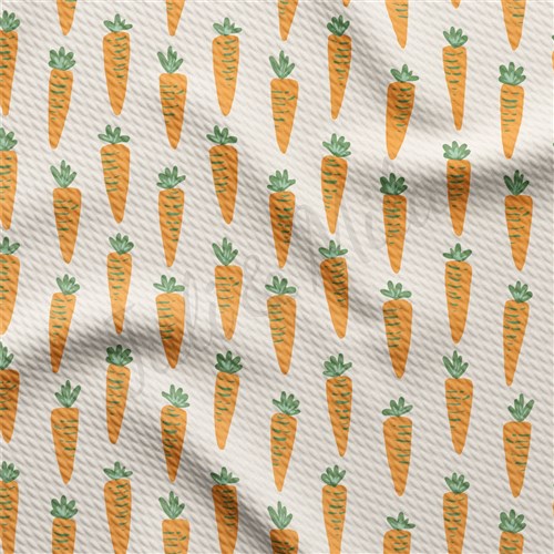 Easter Liverpool Bullet Textured Stretch Solid Strip Thick Knit Jersey Fabric