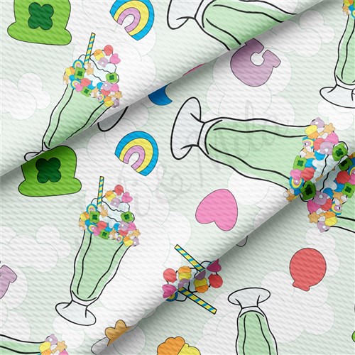 St. Patrick's Day Printed Liverpool Fabric AA1985 & Get a Free $89.99 Embroidery Bundle